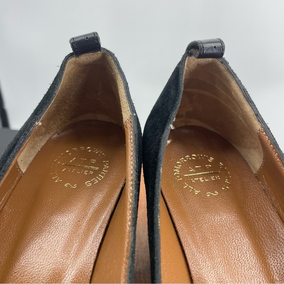 ATP Atelier All Tomorrow's Parties Block Heel Pumps Black suede 36 US 6 - Picture 9 of 9